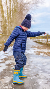 Blue Todhpurs Wellies