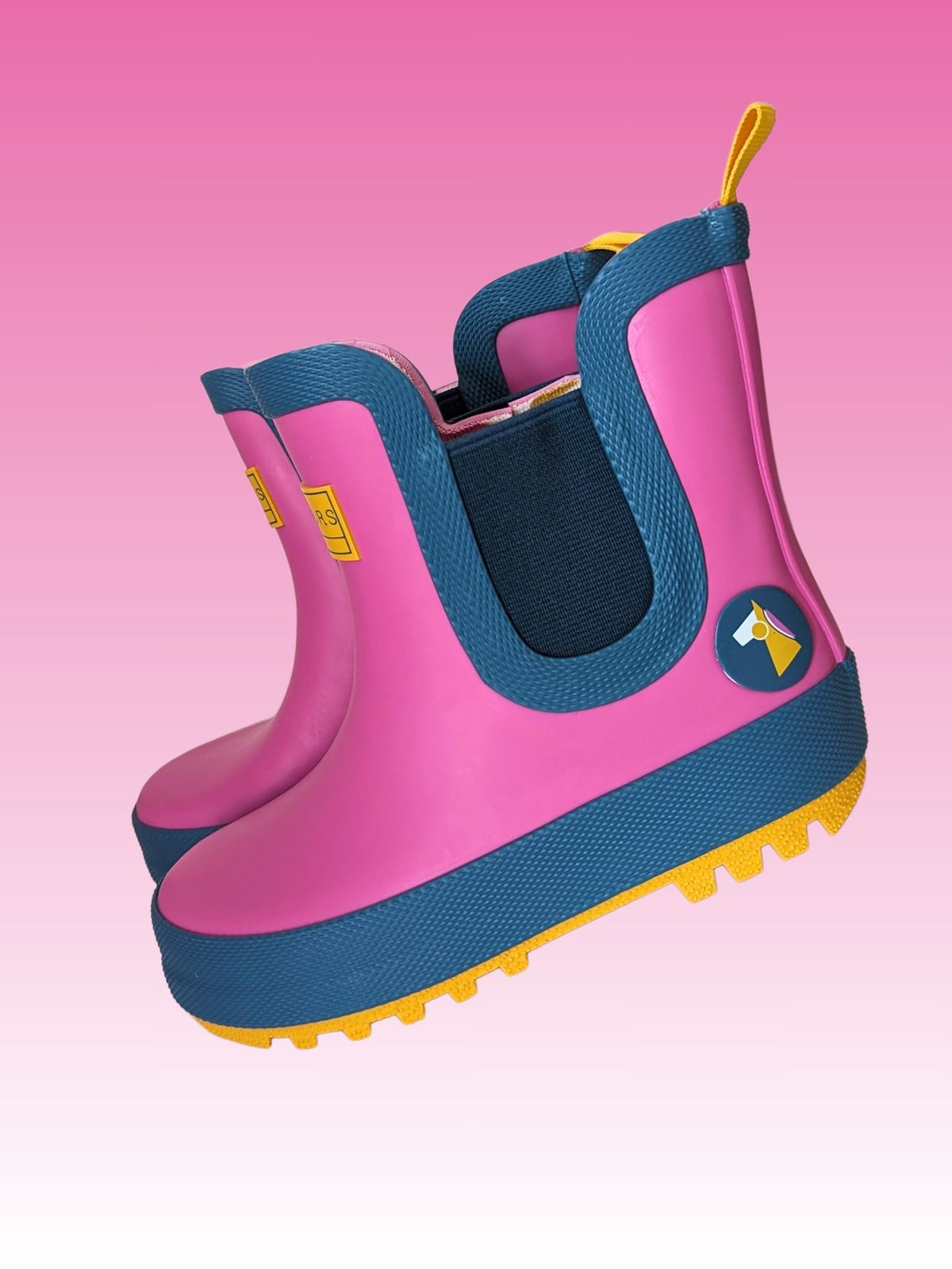 Pink Todhpurs Welly Boots