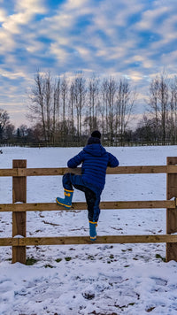 Blue Todhpurs Wellies