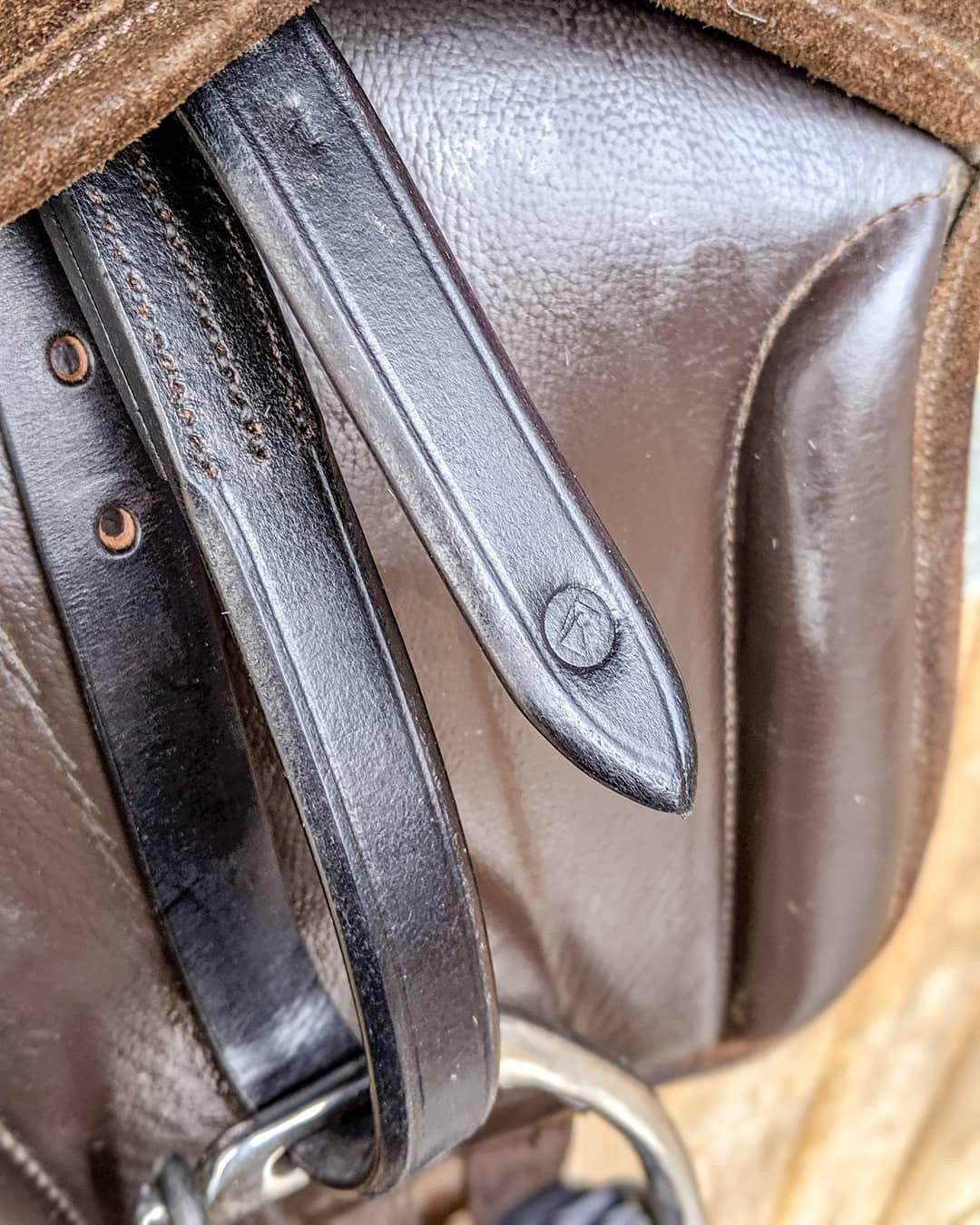 Toddler Length Handmade Stirrup Leathers